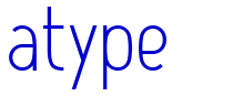 Atype 1 लिपि
